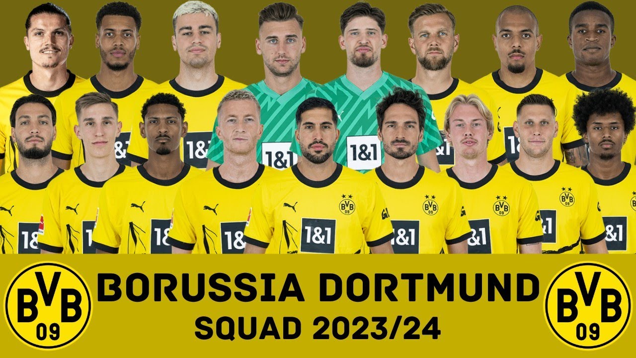 Chi tiết danh sách cầu thủ Dortmund mùa giải 2023