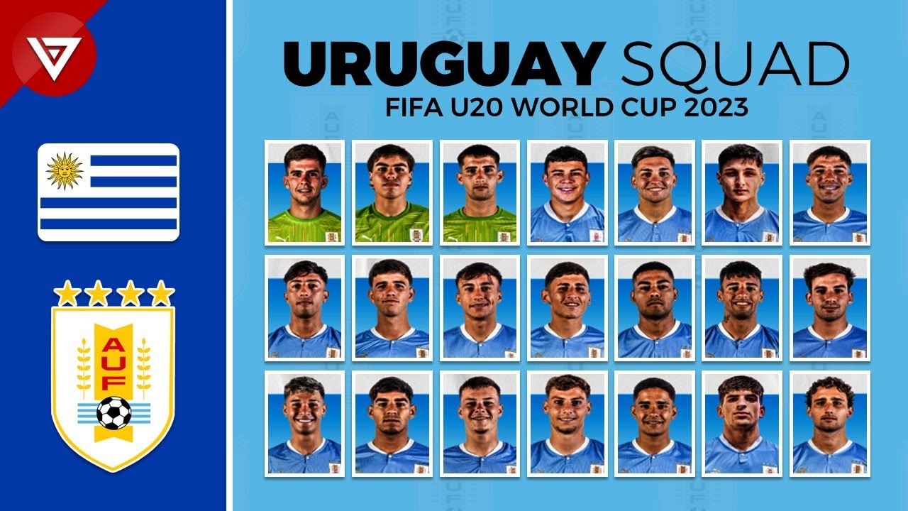 Danh sách cầu thủ Uruguay cập nhật mùa giải 2023/24